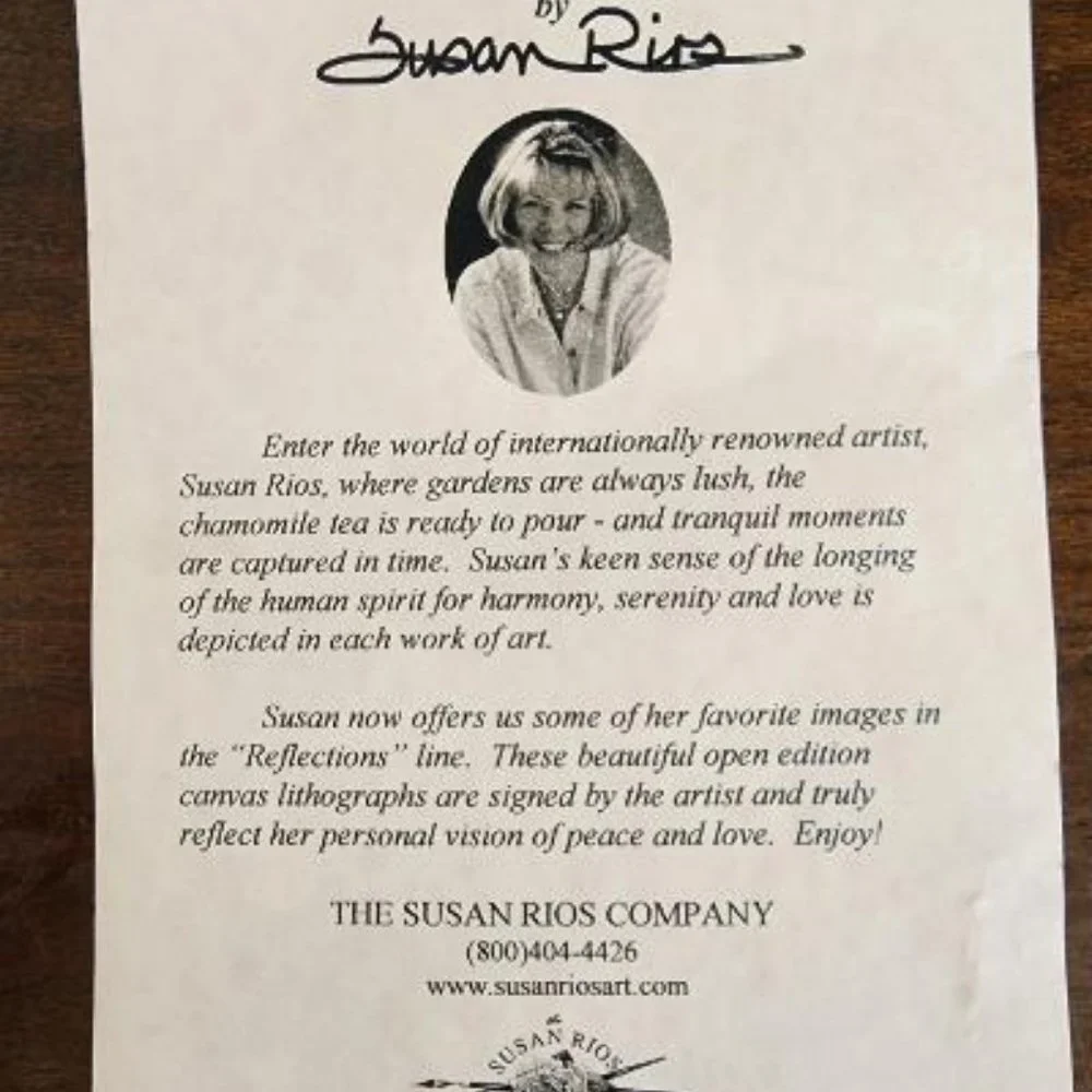 Susan Rios Signed Lithograph - Picture 9 of 9